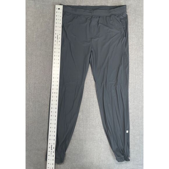Athleisure Tapered Jogger Track Pants All in Motion Men L Black Lightweight - Picture 4 of 13
